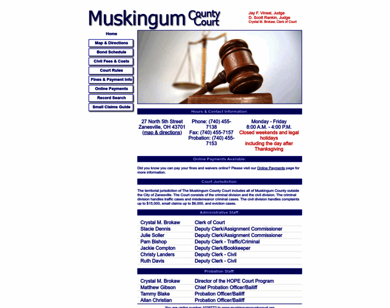 Muskingumcountycourt.org thumbnail