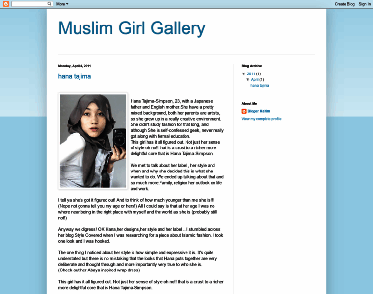 Muslim-girl-gallery.blogspot.com thumbnail