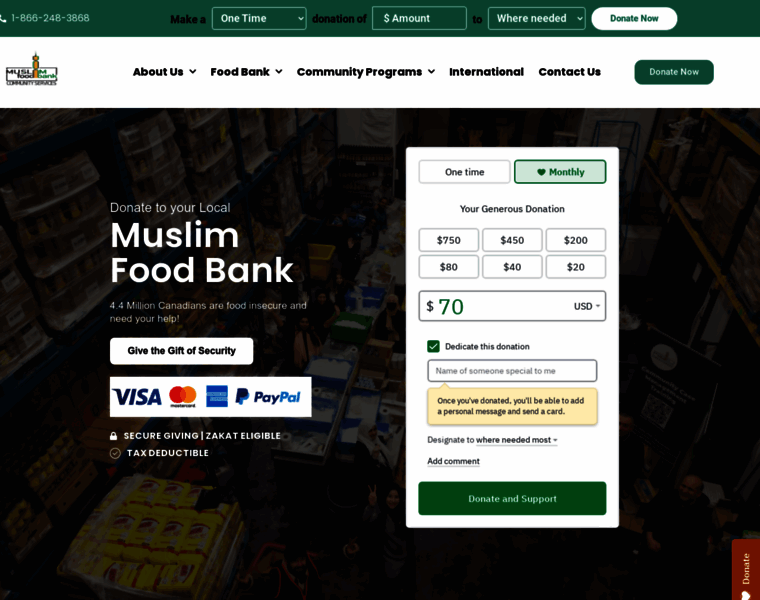 Muslimfoodbank.com thumbnail