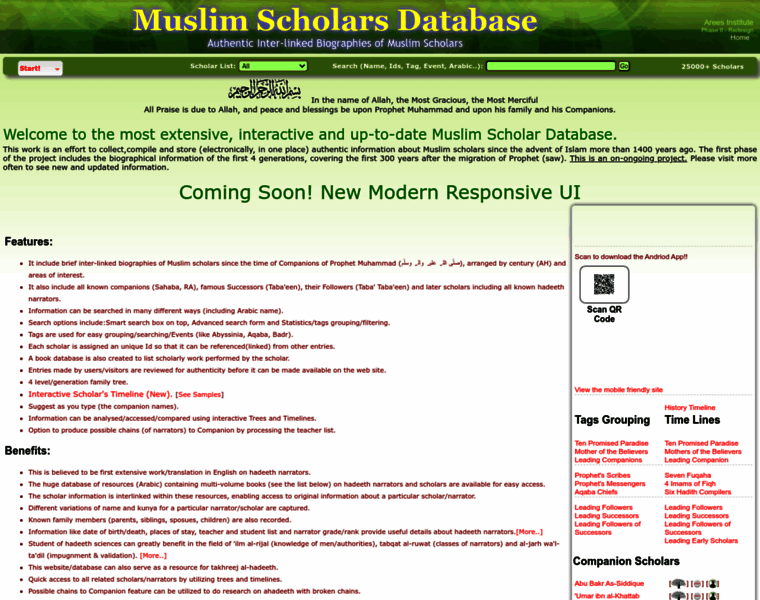 Muslimscholars.info thumbnail