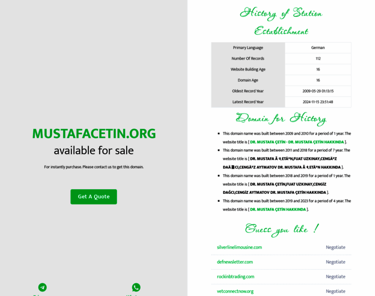 Mustafacetin.org thumbnail
