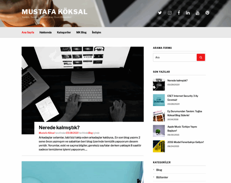 Mustafakoksal.com thumbnail