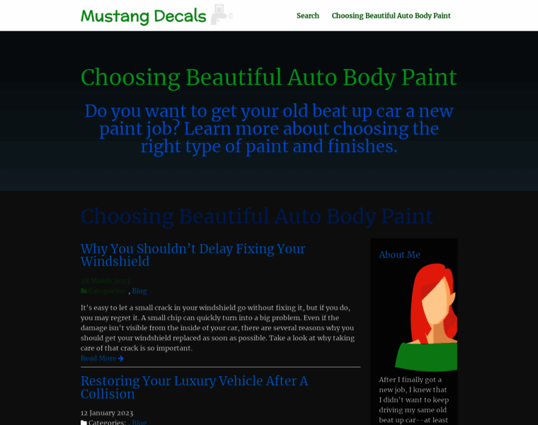 Mustang-decals.com thumbnail