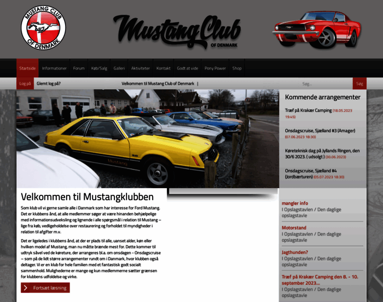 Mustangklubben.dk thumbnail