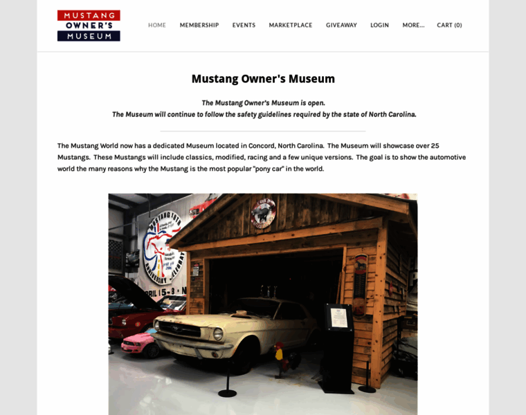 Mustangownersmuseum.com thumbnail