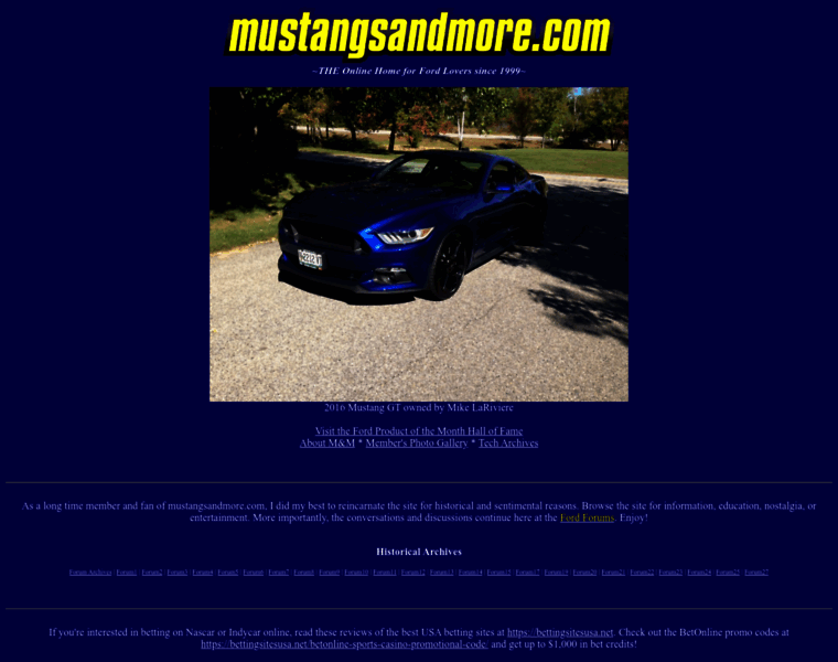 Mustangsandmore.com thumbnail