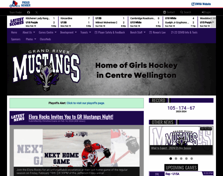 Mustangsgirlshockey.ca thumbnail
