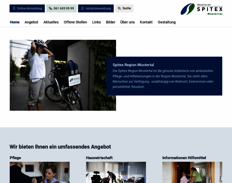 Muster.spitex-website.ch thumbnail