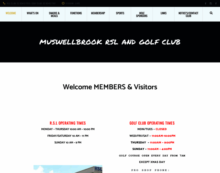 Muswellbrookgolfclub.com.au thumbnail
