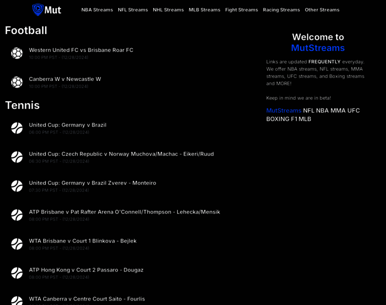 Mutstreams.com thumbnail Mutstreams.com thumbnail