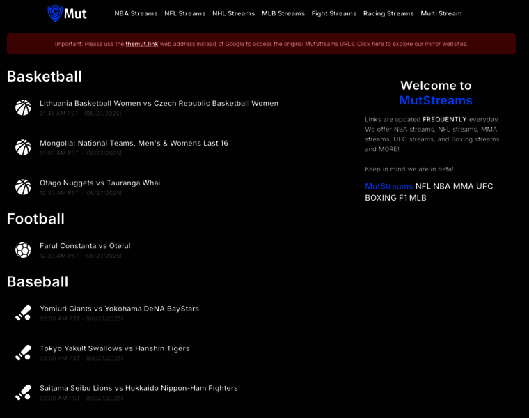Mutstreams.su thumbnail Mutstreams.su thumbnail
