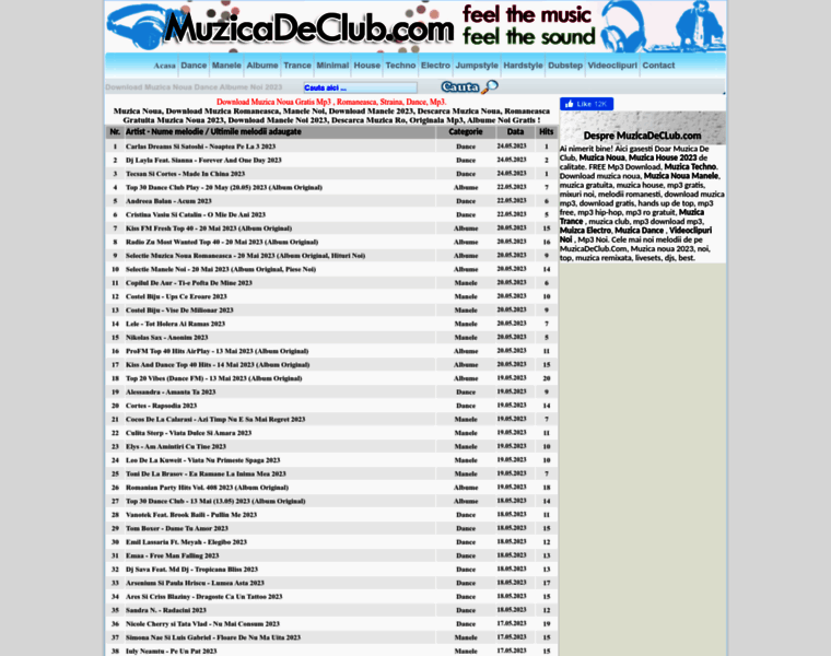 Muzicadeclub.com thumbnail