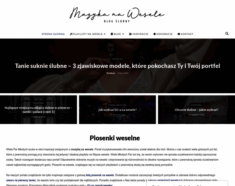 Muzykanawesele.info thumbnail