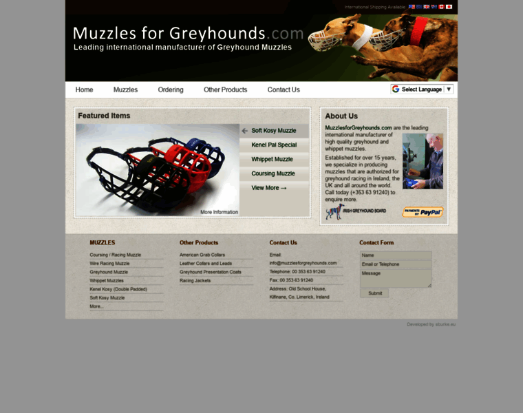 Muzzlesforgreyhounds.com thumbnail
