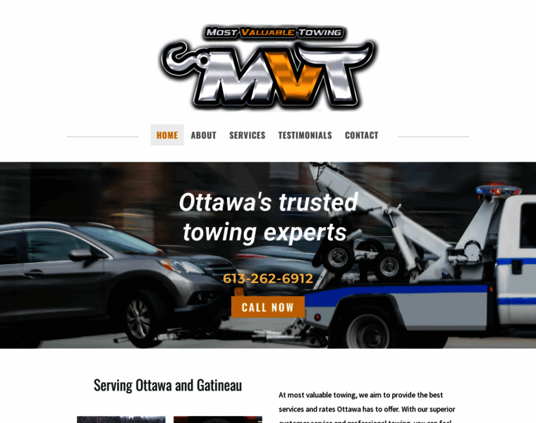 Mvtowing.ca thumbnail