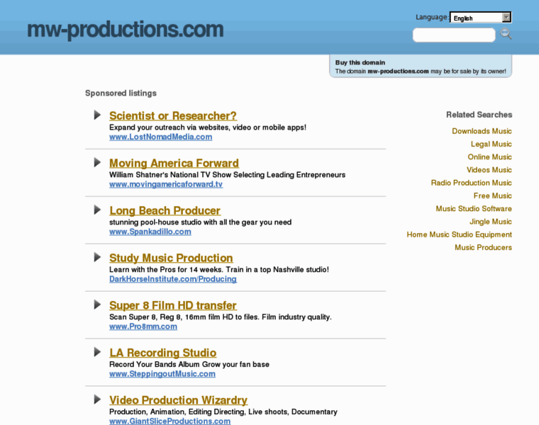 Mw-productions.com thumbnail