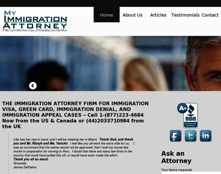 My-immigration-attorney.com thumbnail