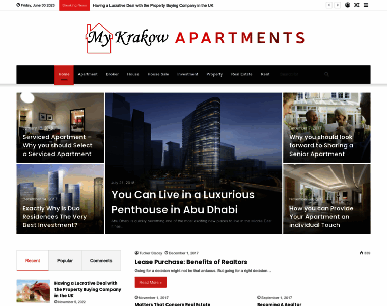 My-krakow-apartments.com thumbnail