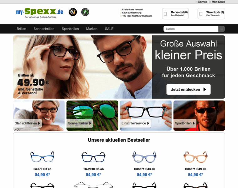 My-spexx.de thumbnail My-spexx.de thumbnail