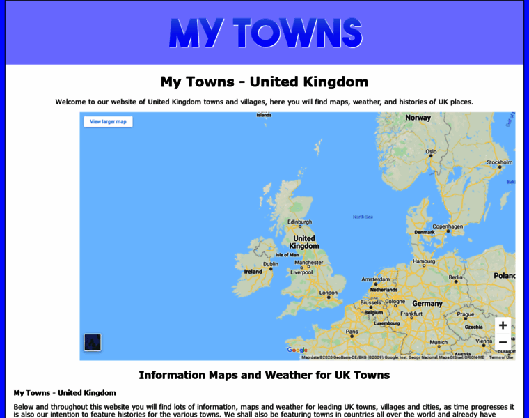 My-towns.co.uk thumbnail