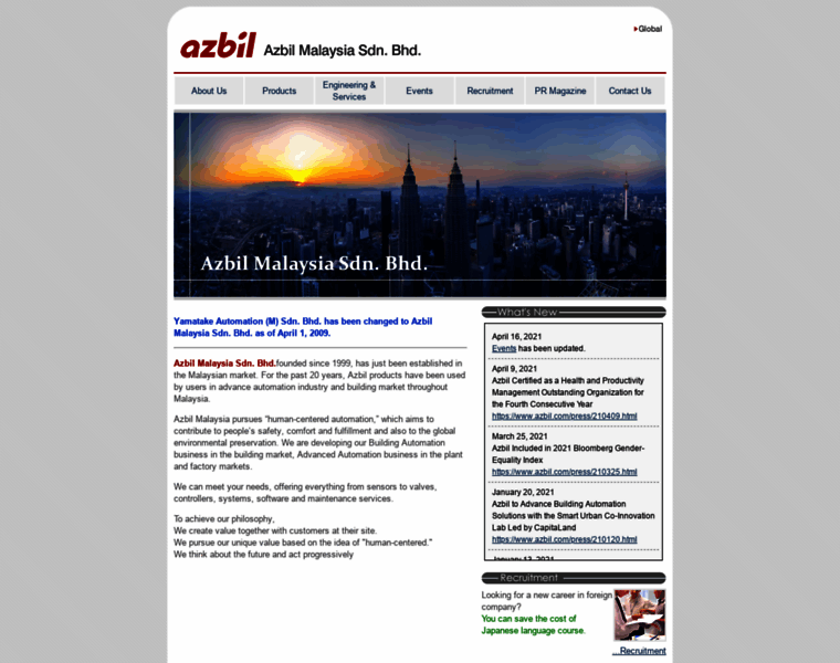 My.azbil.com thumbnail
