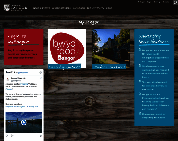 My.bangor.ac.uk thumbnail