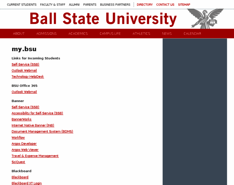 My.bsu.edu thumbnail My.bsu.edu thumbnail