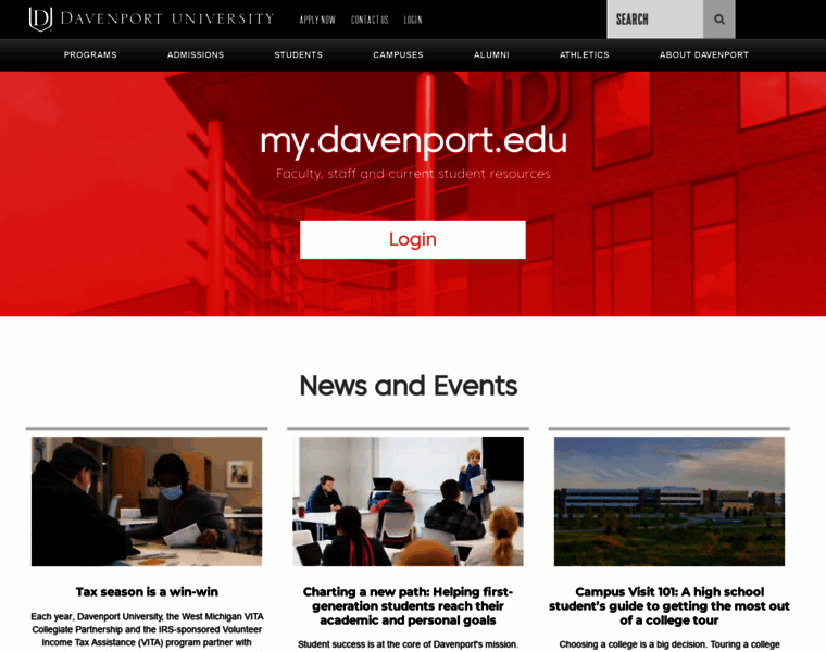 My.davenport.edu thumbnail