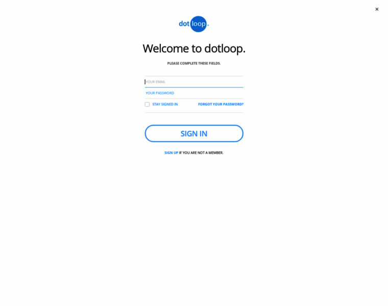 my.dotloop.com at WI. dotloop - peoplework, not paperwork.