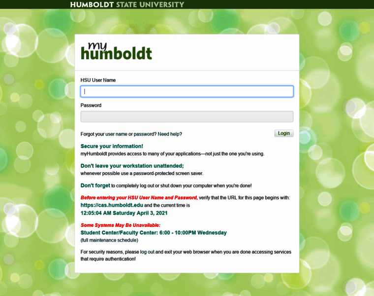 My.humboldt.edu thumbnail