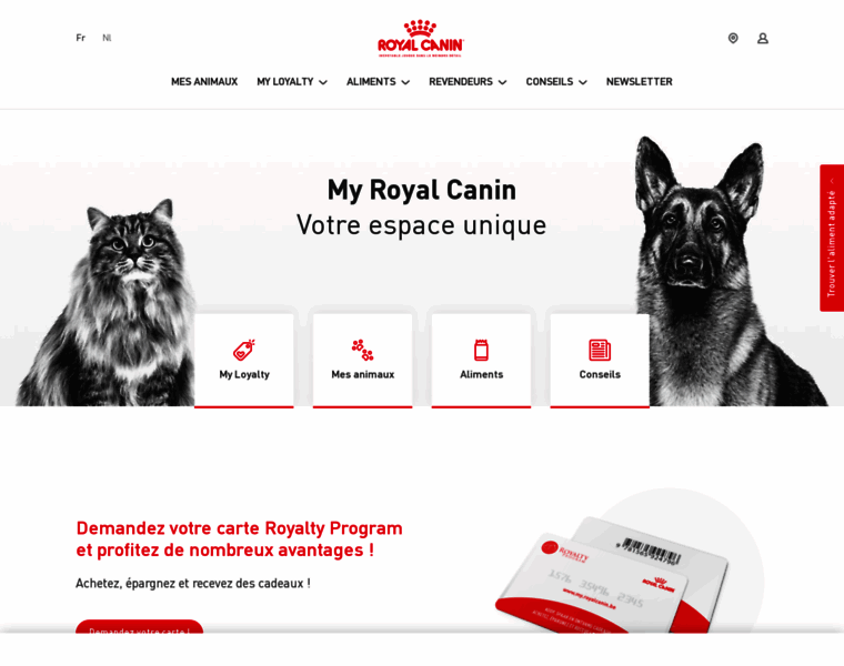 My.royalcanin.be thumbnail