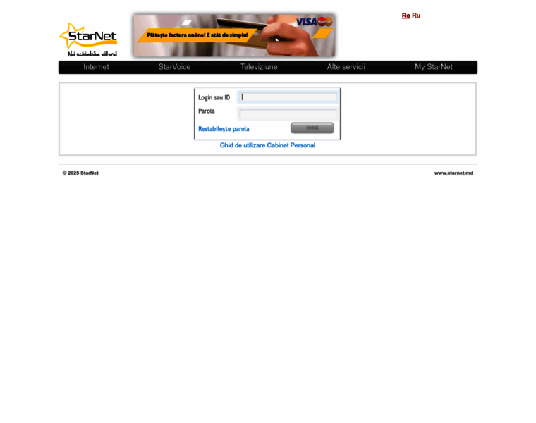 My.starnet.md thumbnail