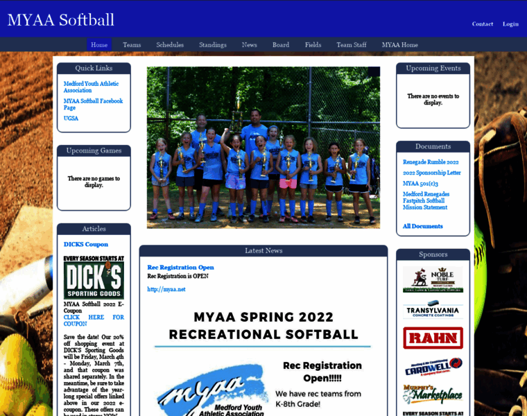 Myaa-softball.com thumbnail