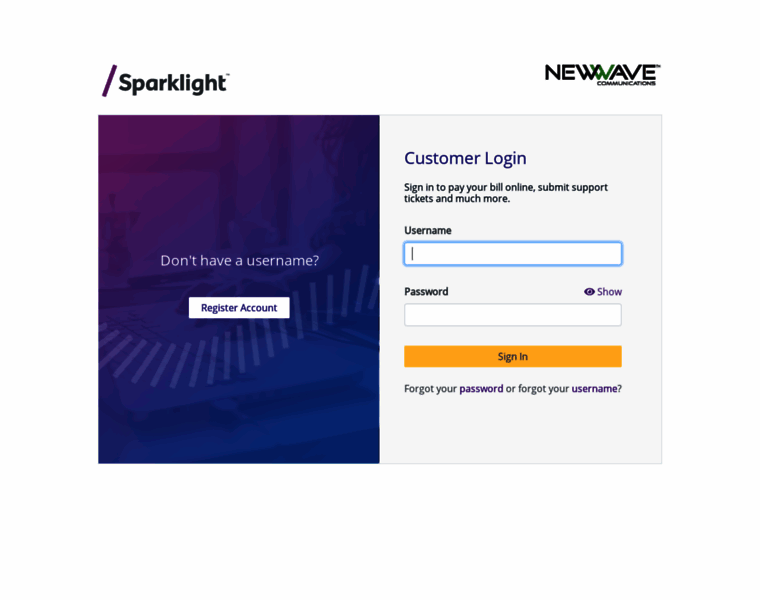 Myaccount.sparklight.net thumbnail