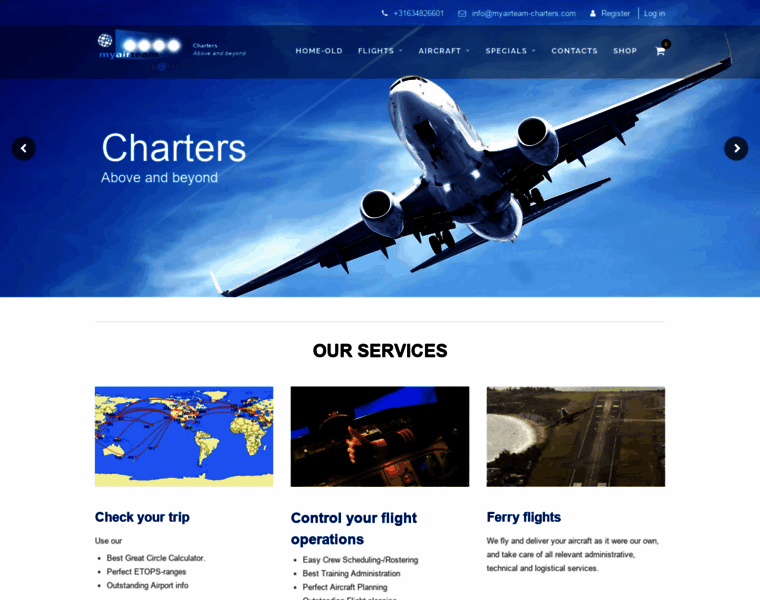 Myairteam-charters.com thumbnail