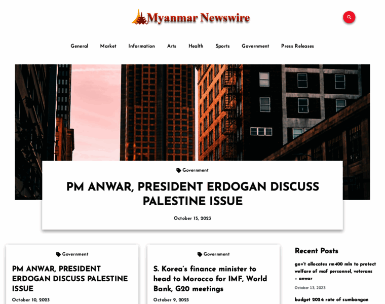 Myanmarnewswire.com thumbnail