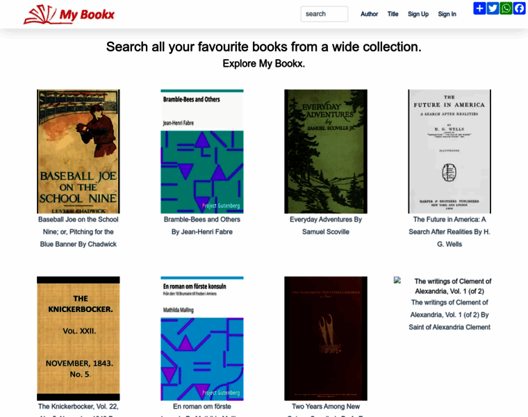 Mybookx.com thumbnail