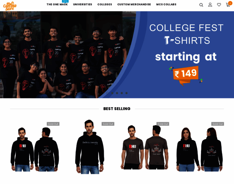 Mycampusstore.in thumbnail