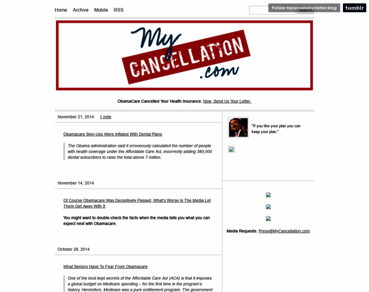 Mycancellation.com thumbnail