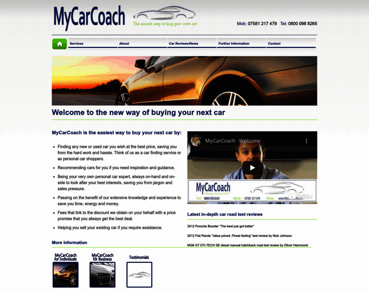 Mycarcoach.co.uk thumbnail