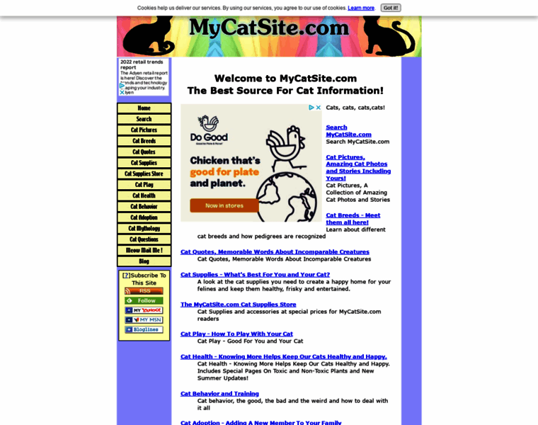Mycatsite.com thumbnail