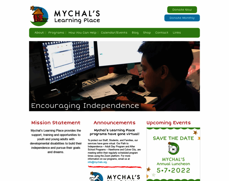 Mychals.org thumbnail