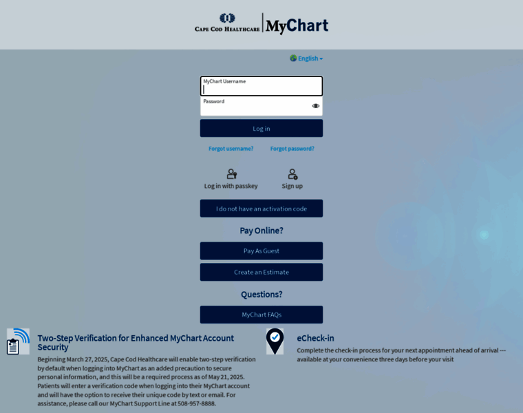 Mychart.capecodhealth.org thumbnail