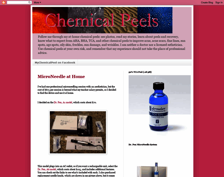 Mychemicalpeel.blogspot.com thumbnail