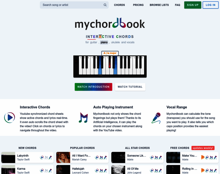 Mychordbook.com thumbnail