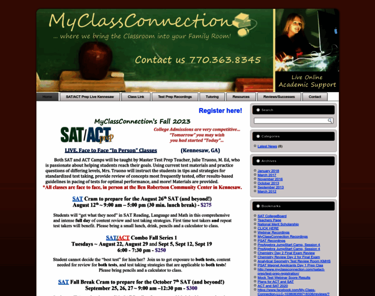Myclassconnection.com thumbnail