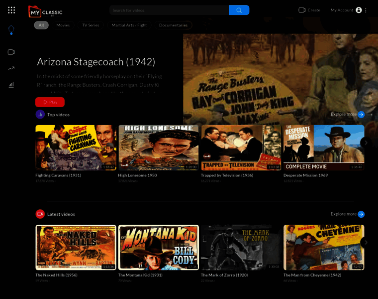 Myclassictv.com thumbnail
