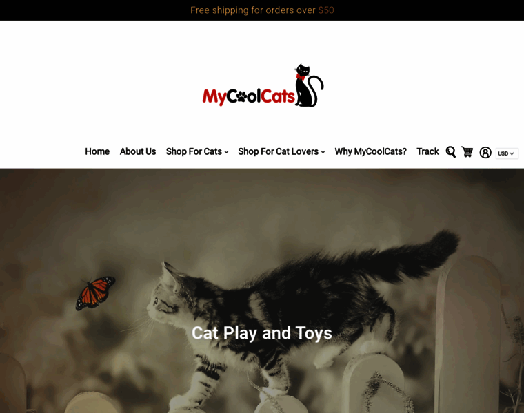 Mycoolcats.com thumbnail