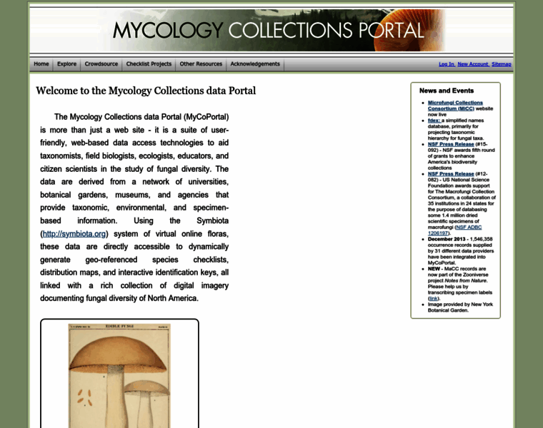 Mycoportal.org thumbnail Mycoportal.org thumbnail