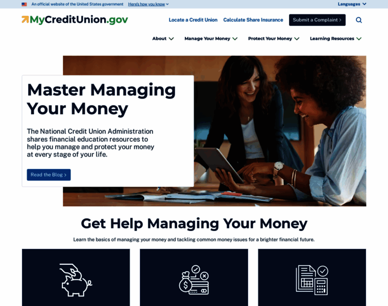 Mycreditunion.gov thumbnail